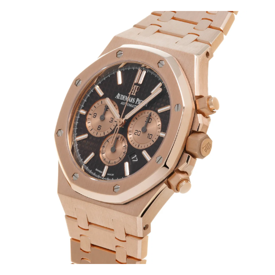 Audemars Piguet Royal Oak Chronograph 26331OR “Rose Gold Brown Dial” Master Replica 1:1 - Image 2