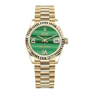 Rolex Datejust 126333 “Gold Green Dial” Signature Replica 1:1