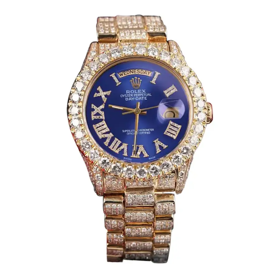 Yeni-Proje-2026-01-20T181847.034.webp Rolex Day-Date 18038 “Iced Out” Hight Fidelty Super Clone - Image 1