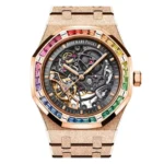 Audemars Piguet Royal Oak 15412OR.YG.1224OR.01-B “Rainbow” Master Replica 1:1 - Image 2