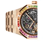 Audemars Piguet Royal Oak 15412OR.YG.1224OR.01-B “Rainbow” Master Replica 1:1 - Image 5