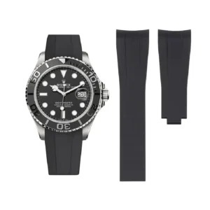Rolex – Yacht-Master –  Rubber Strap – Black