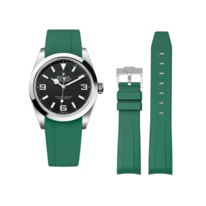 Rolex – Explorer I –  Rubber Strap – Green