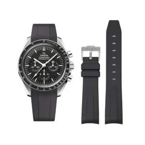 Omega – Speedmaster –  Rubber Strap – Black
