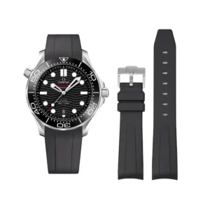 Omega – Seamaster –  Rubber Strap – Black