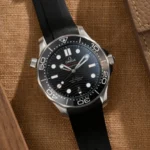 Omega – Seamaster –  Rubber Strap – Black - Image 3