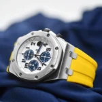 Audemars Piguet – Royal Oak –  Rubber Strap – Yellow - Image 2