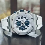 Audemars Piguet – Royal Oak Offshore –  Rubber Strap – White - Image 2