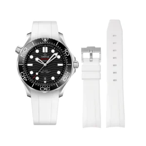 Omega – Seamaster –  Rubber Strap – White