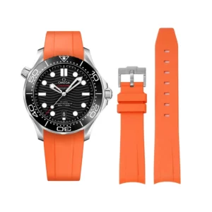 Omega – Seamaster –  Rubber Strap – Orange