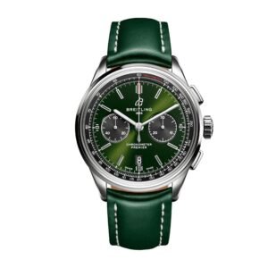 Breitling Premier B01 Chronograph AB0118A11L1X1 “Green Dial” Precision Duplicate 1:1