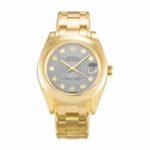 Rolex Pearl Master 81208 Gold & Diamond Dial Super Clone Premium Replica 1:1