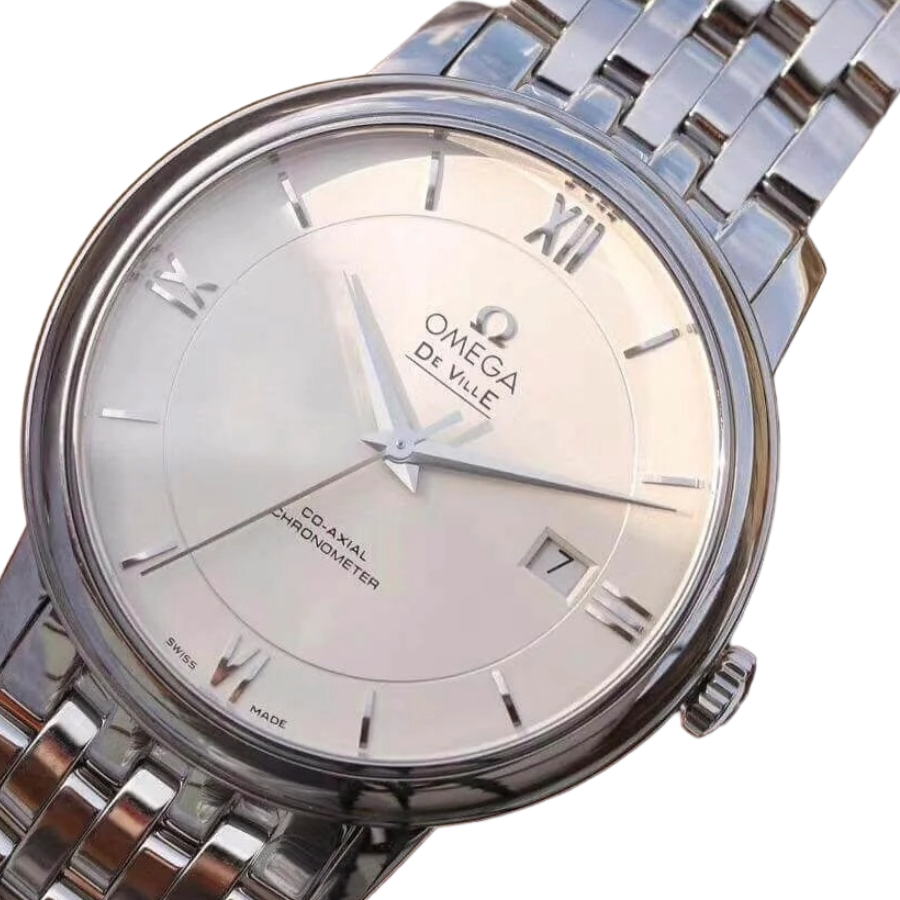 Omega De Ville Prestige White Dial 424.10.37.20.02.001 Precision Clone - Image 4