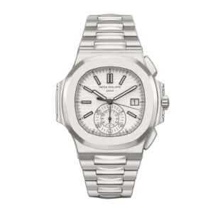 Patek Philippe Nautilus Chronograph 5980/1A-019 “White Dial” Precision Clone