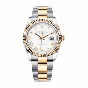 Rolex Datejust 126300 “White Roman Dial” Authentic Copy 1:1