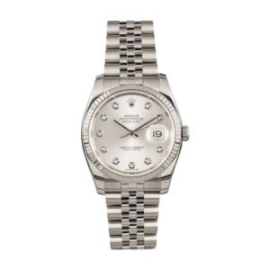 Rolex Datejust 116234 Silver Dial Perfect Duplicate 1:1