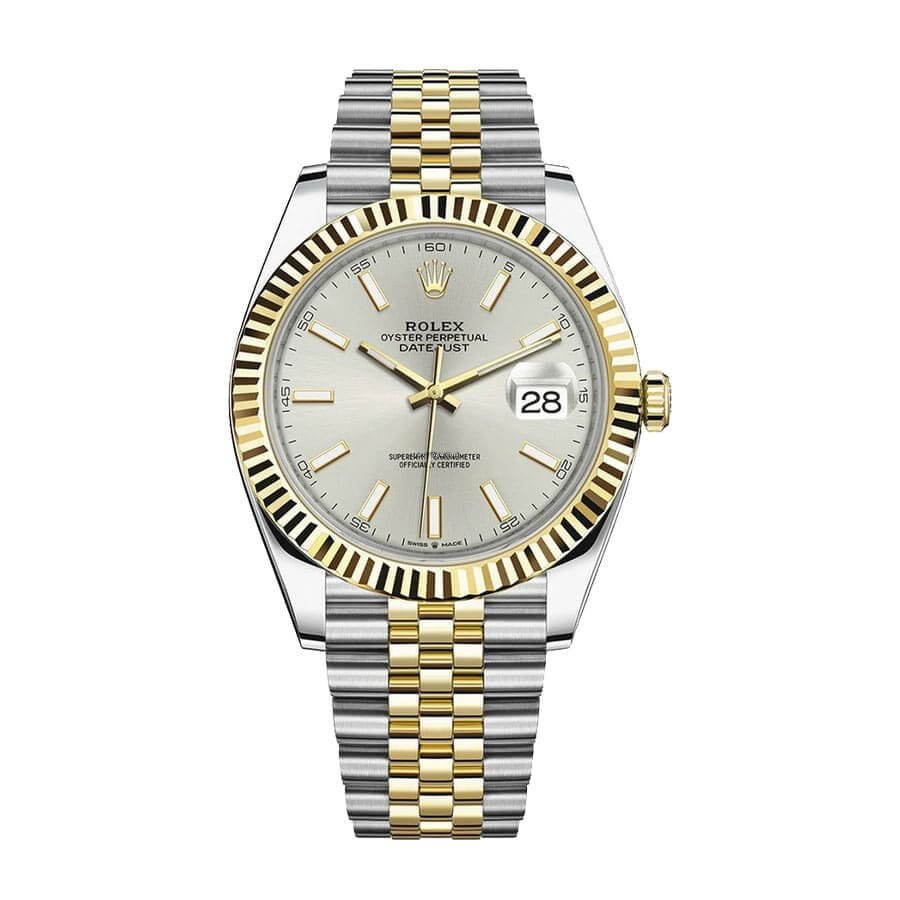 rolex-datejust-126333-yellow-gold-steel-silver-dial-jubilee-replica-1.jpg Rolex Datejust 126333-0002 Super Clone Edition - Image 1