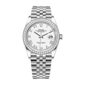 Rolex Datejust 126284RBR “White Roman Dial” Ultra Luxury Clone