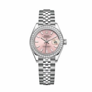 Rolex Lady-Datejust 279384RBR “Pink Dial Diamond Bezel” 1:1 Master Replica
