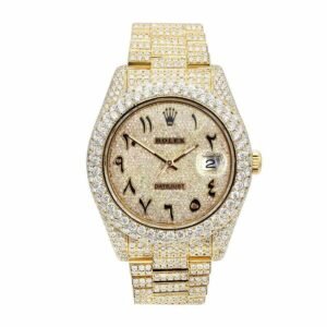 Rolex Datejust 116300 “Iced Out Arabic Dial” Collector’s Copy 1:1