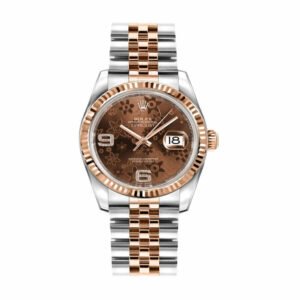 Rolex Datejust 116231-0105 “Chocolate Floral Dial” Ultra Clone 1:1