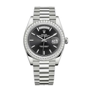 Rolex Day-Date 228238-0004 “Black Diamond Dial” Ultra Realistic Replica