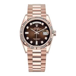 Rolex Day-Date 128235 “Brown Ombre Dial” Top Grade Clone 1:1