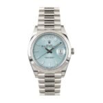 Rolex Day-Date 228206 “Ice Blue Baguette” Premium Duplicate