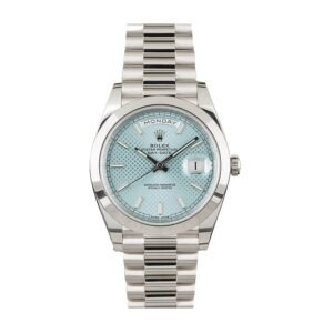 Rolex Day-Date 228206 “Ice Blue Baguette” Premium Duplicate